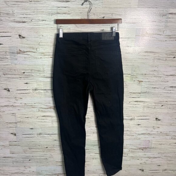 FRANK & OAK Debbie Skinny Jean Sz 27 Washed Black - Picture 6 of 6